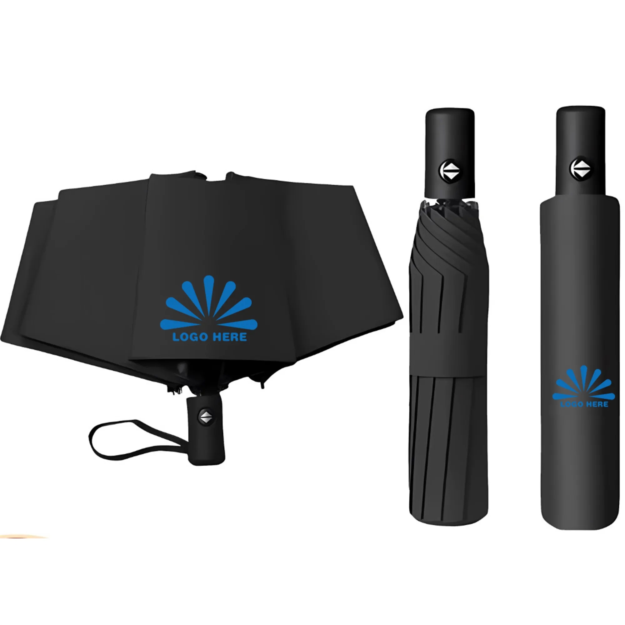 Auto Open UV Umbrella - 8-Rib Sun & Rain Proof