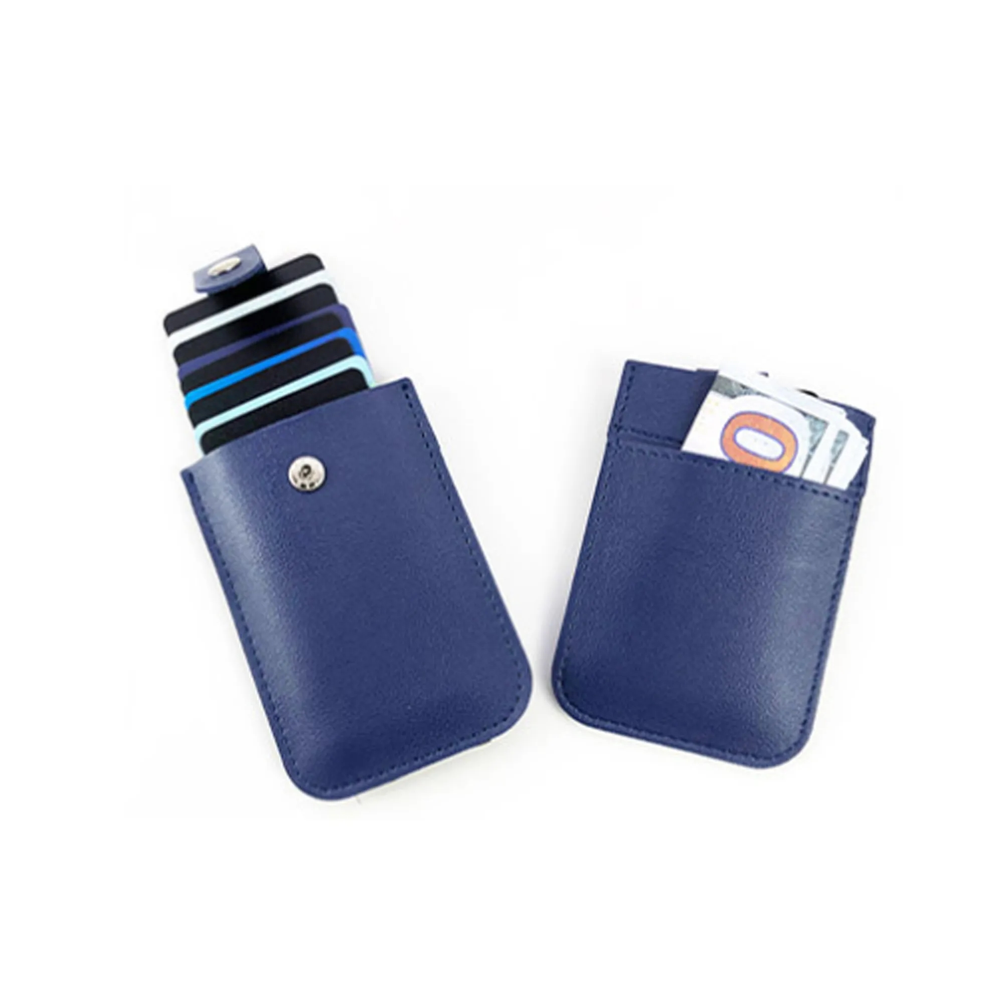 Layered Pull Tab Card Wallet 5