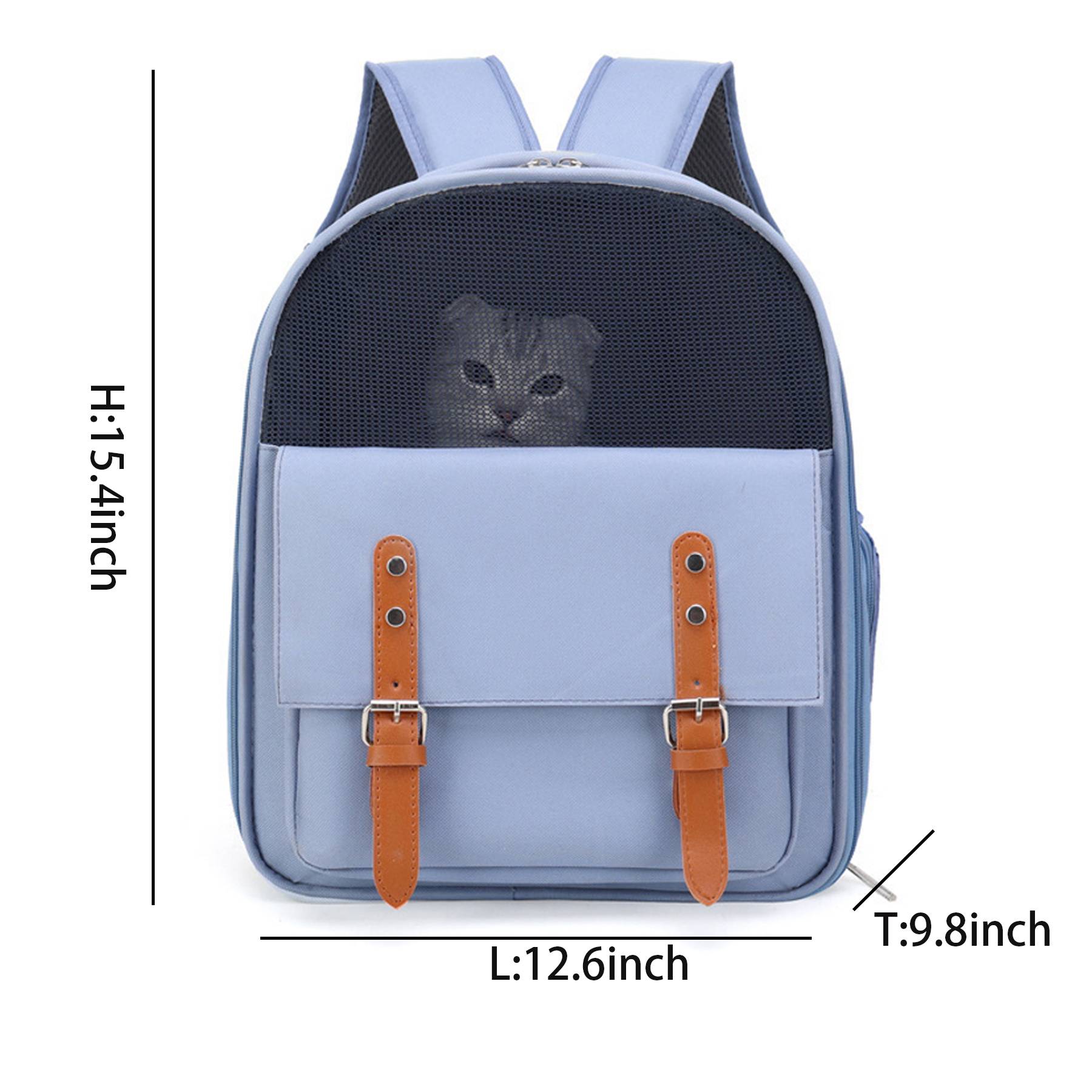 Pet Carrier Backpack with Breathable Design for Cat 2