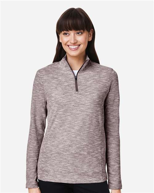 Women's Eclipse Jacquard Quarter-Zip Pullover - NE415W 41