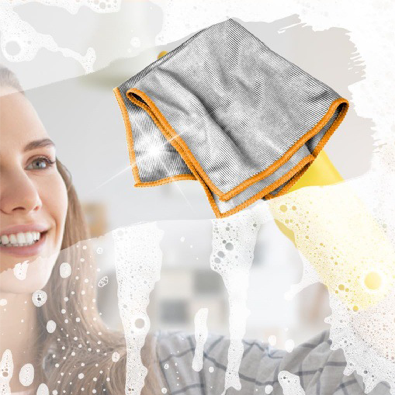 Microfiber Glass Cleaning Polishing Cloth 4