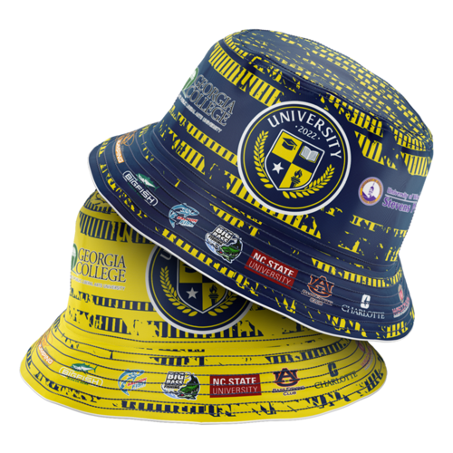 Polyester Twill Full Sublimation Reversible Bucket Hat 7