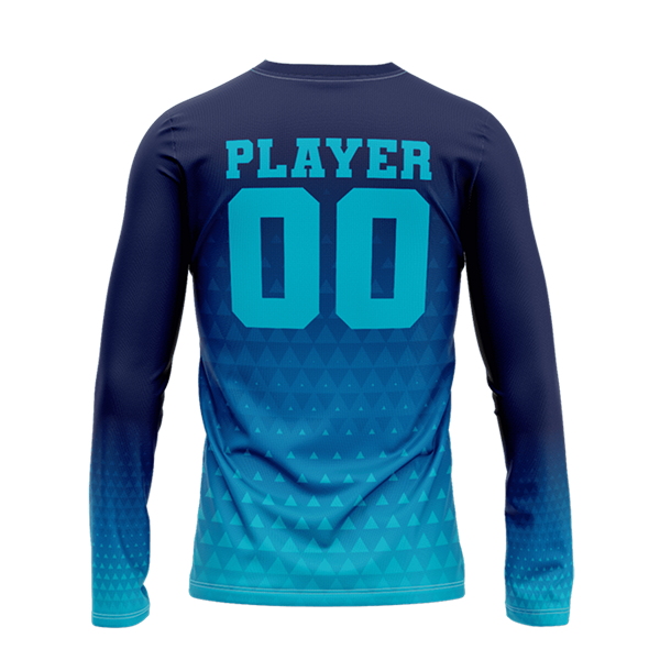 Sublimation Long Sleeve Soccer Jersey - 150G Interlock - 4