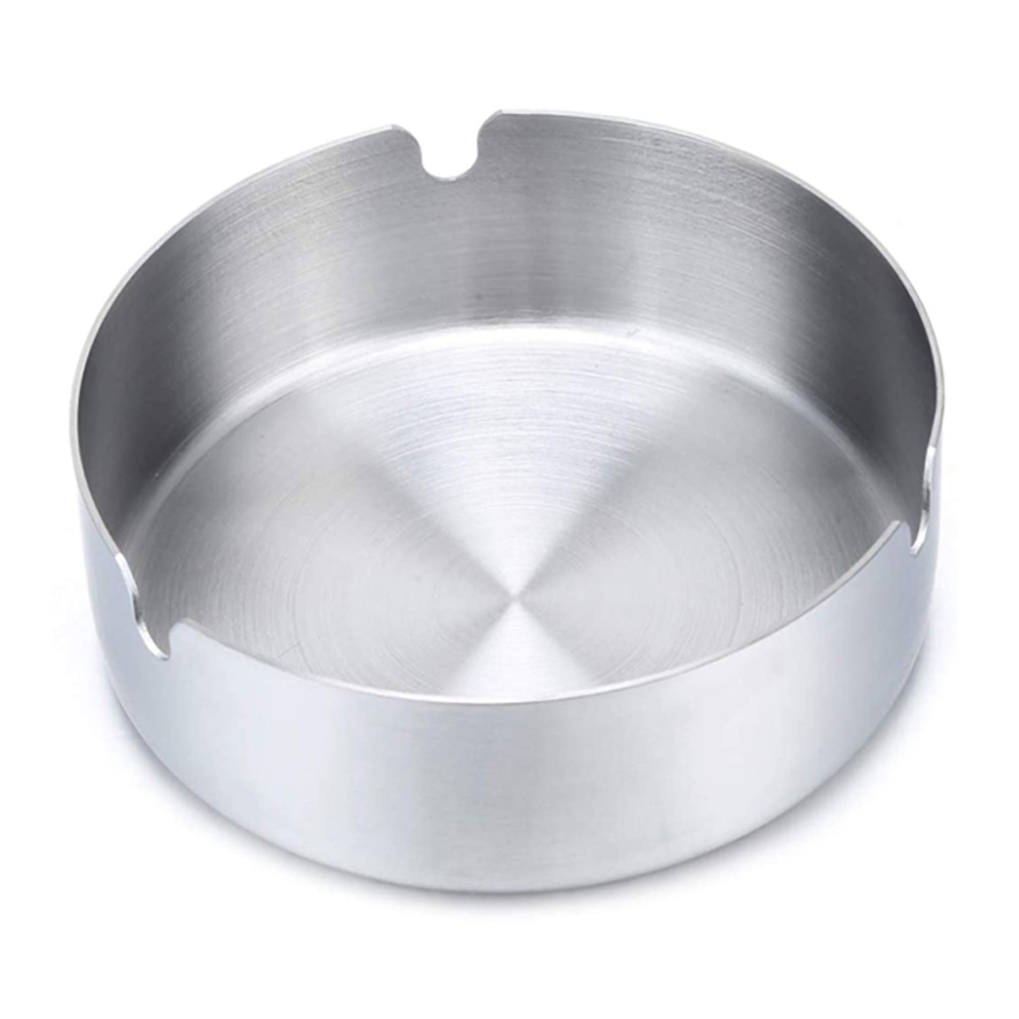 Stainless Steel Round Ashtray 3.15" 2