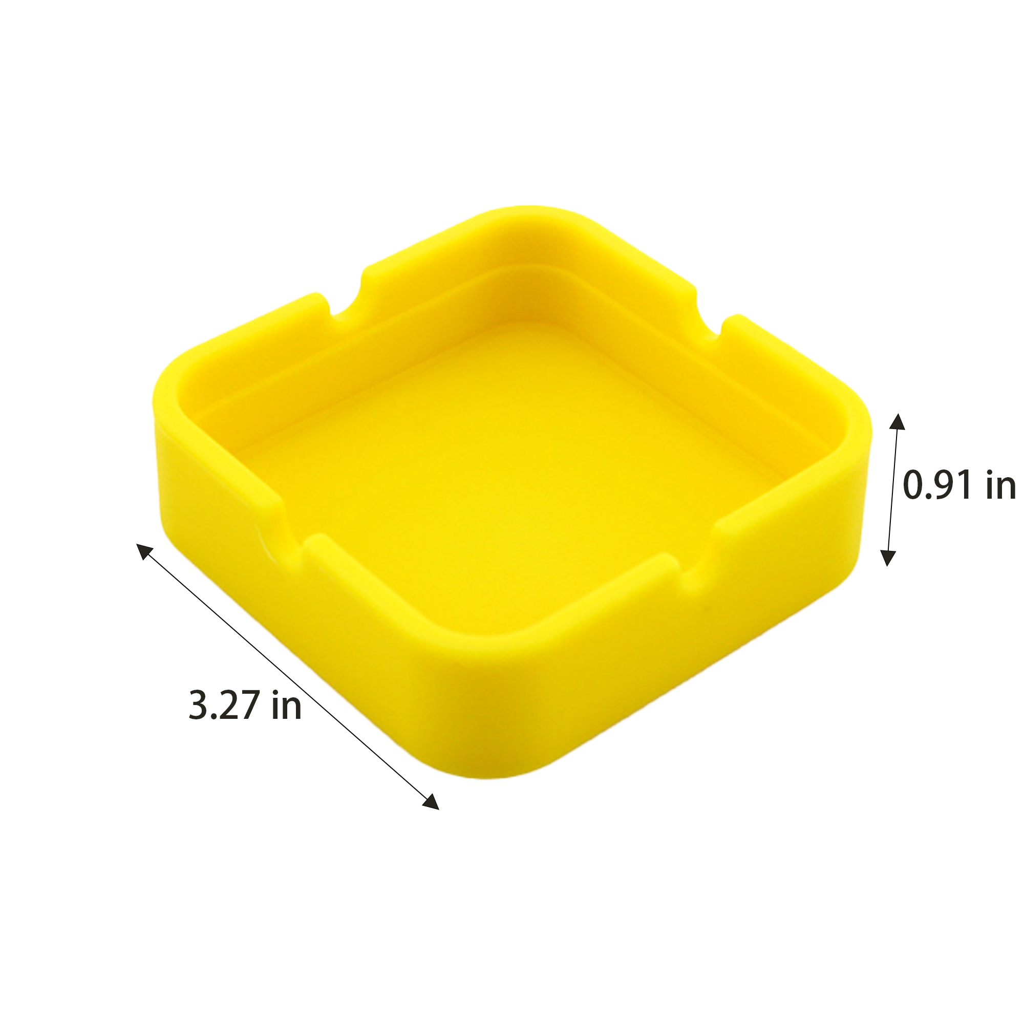 Square Silicone Ashtray 3