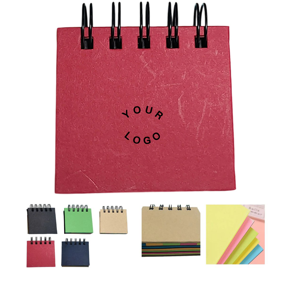 Five Color Sticky Notes in Compact Book 1