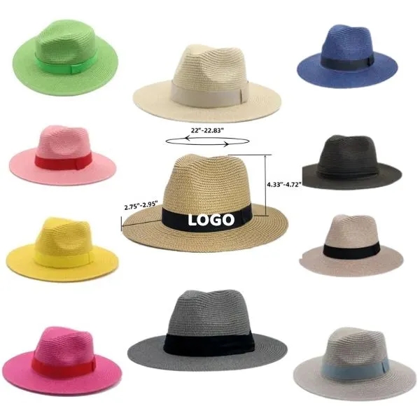 Sun Straw Beach Hat with Unisex Summer Protection 2