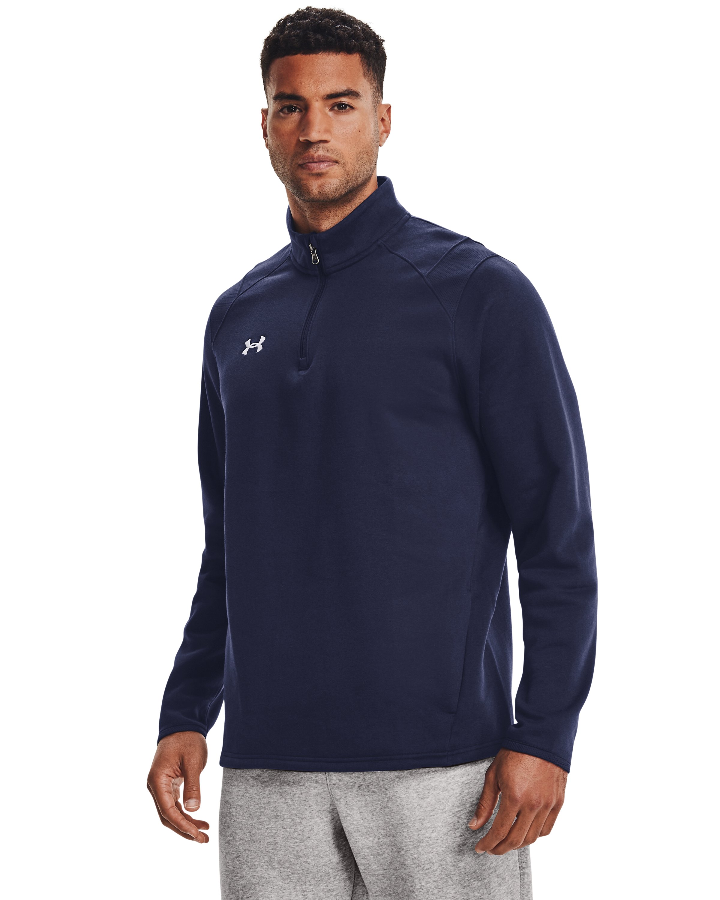 UA Hustle Fleece Men's  Zip 9