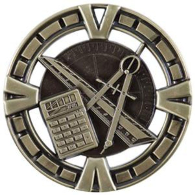 2-1/2" Math BG Medal 2