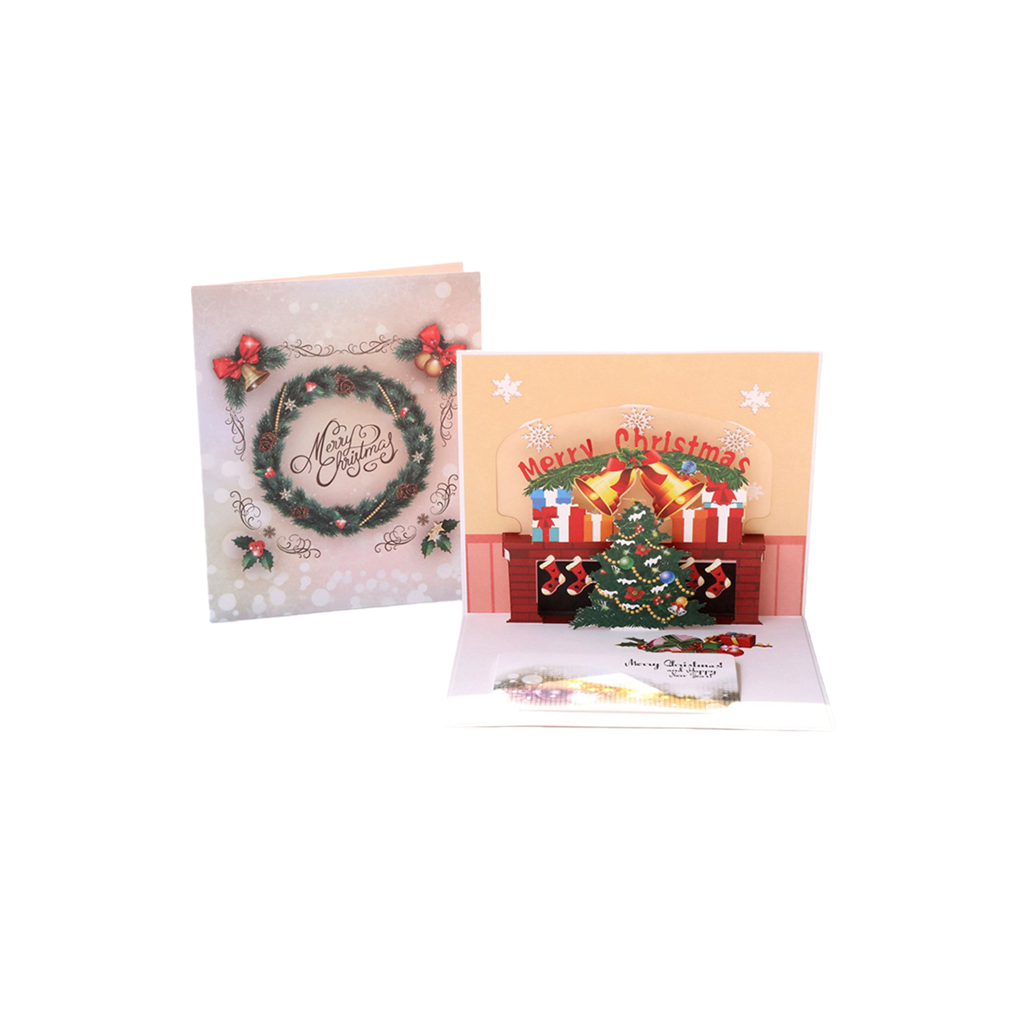 Custom Logo 3D Christmas Card 5
