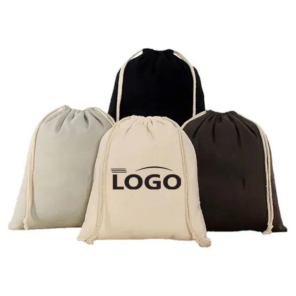 Customizable Canvas Drawstring Bag 2