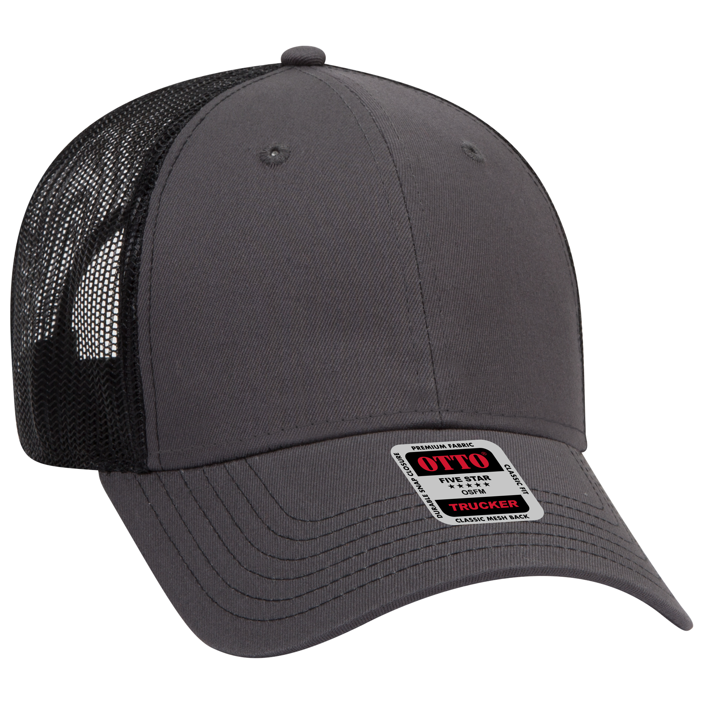 OTTO CAP® 6 Panel Low Profile Mesh Back Trucker Hat 268