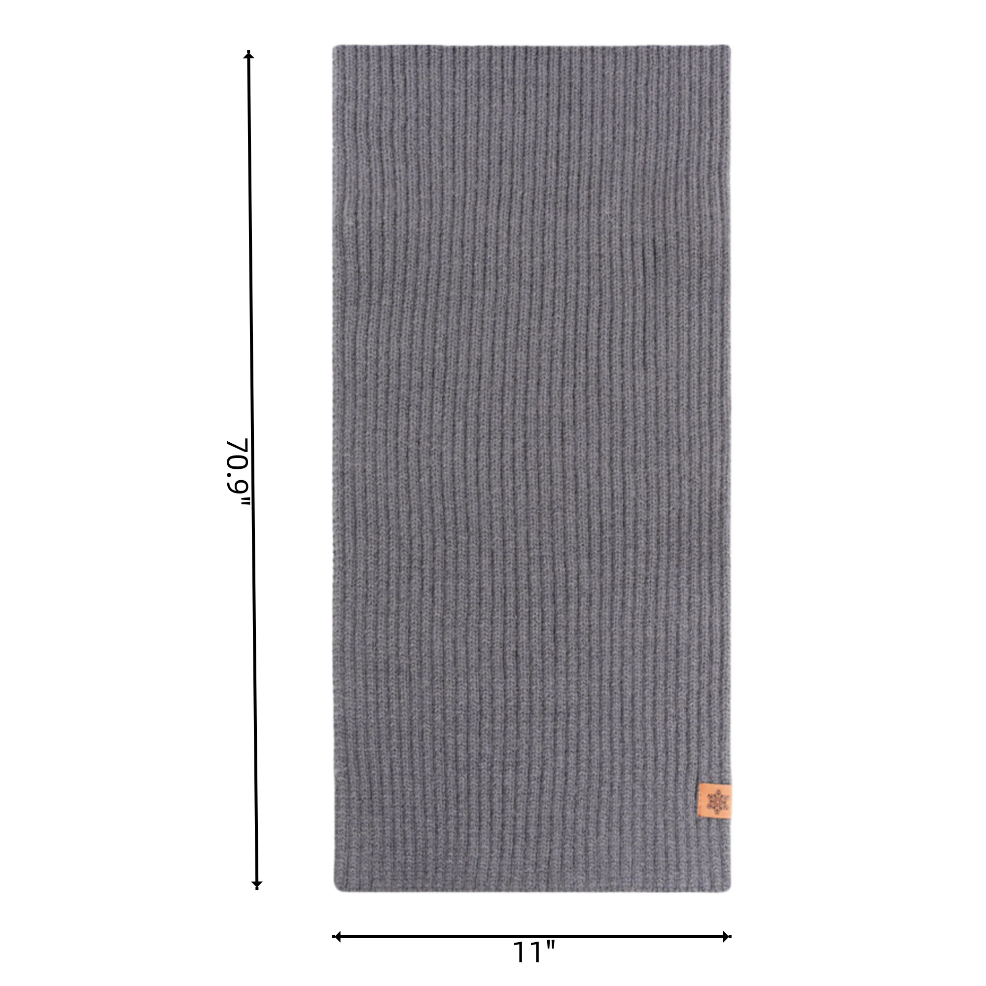 Solid Color Knit Scarf 3