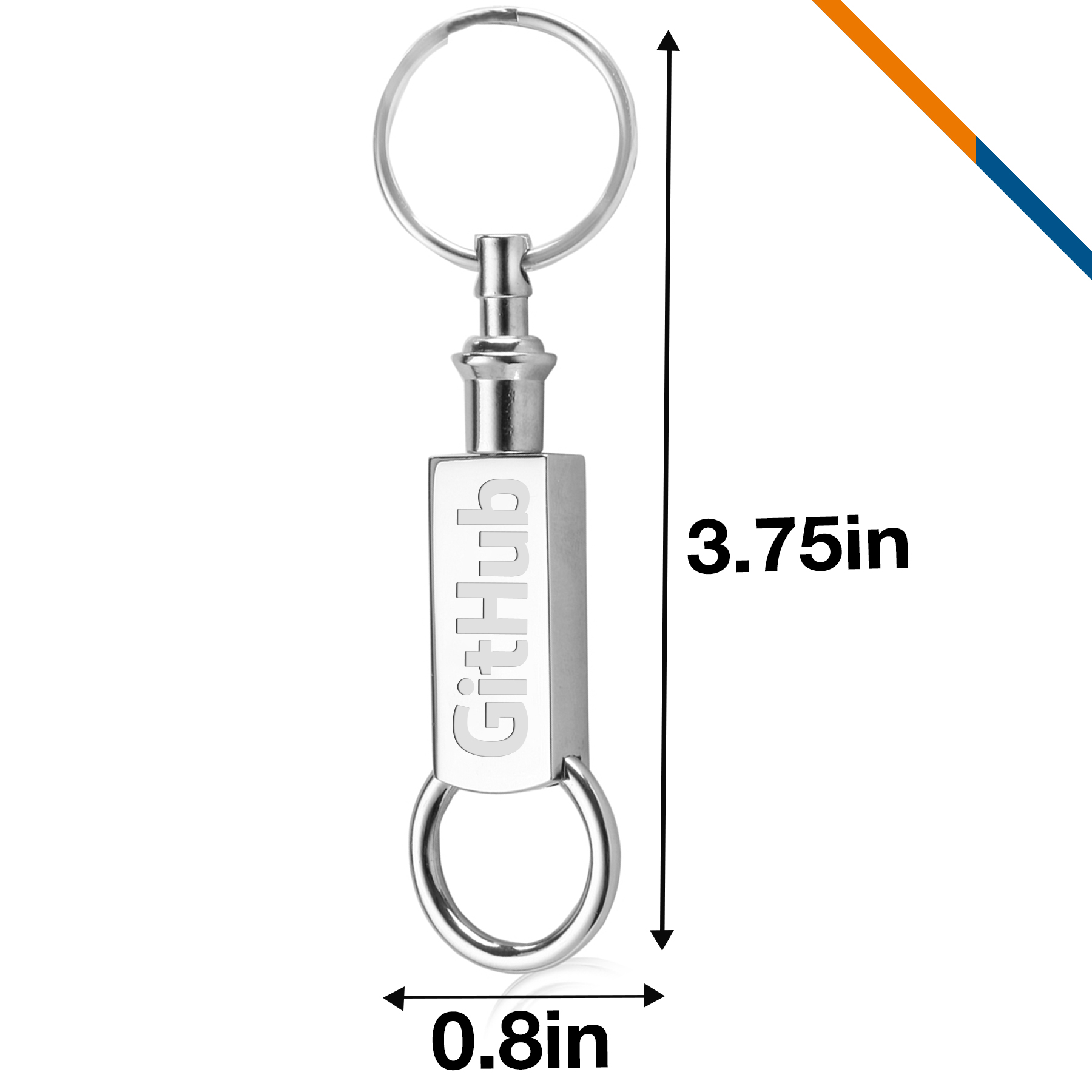 Aston Metal Valet Keychain 3