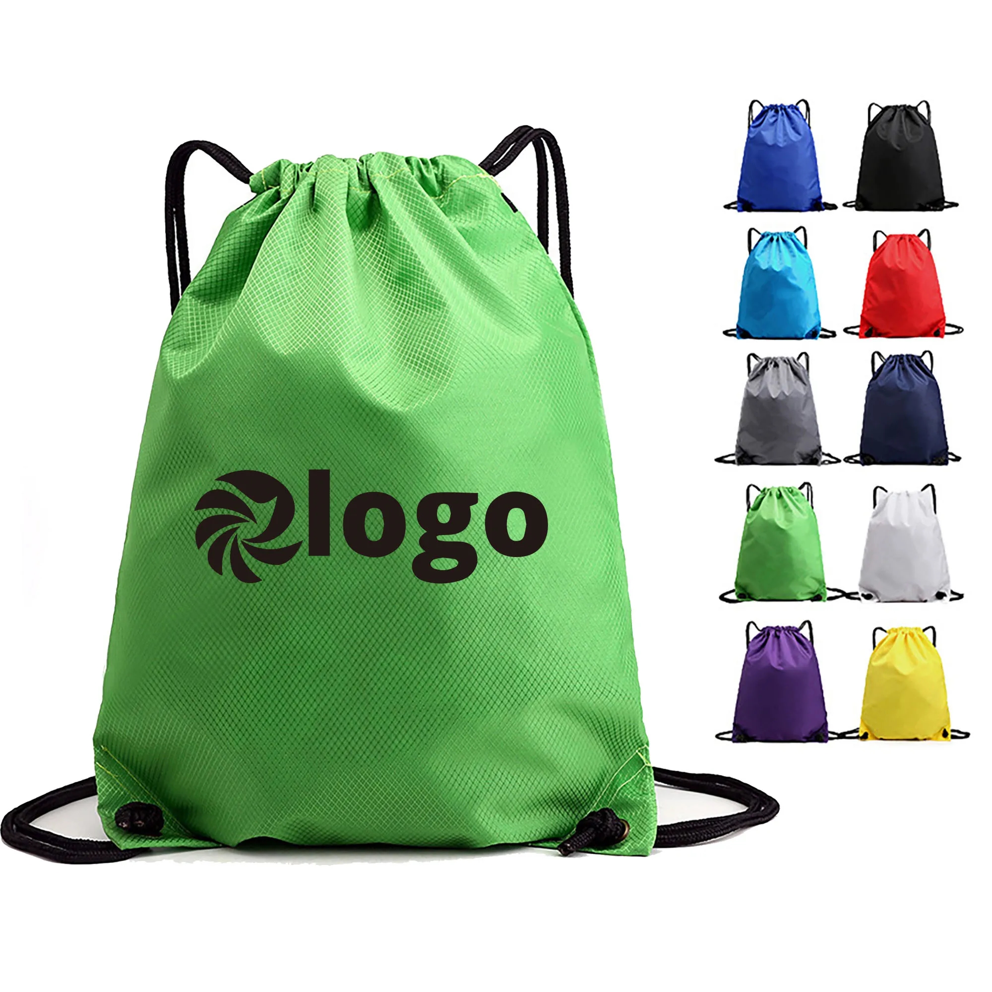 Polyester Drawstring Bags Backpack 3