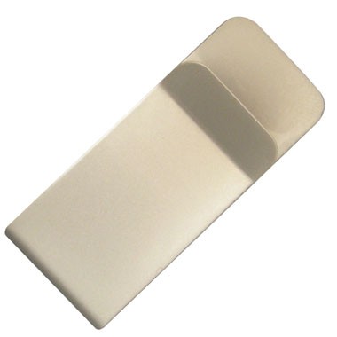 Satin Silver Money Clip 1