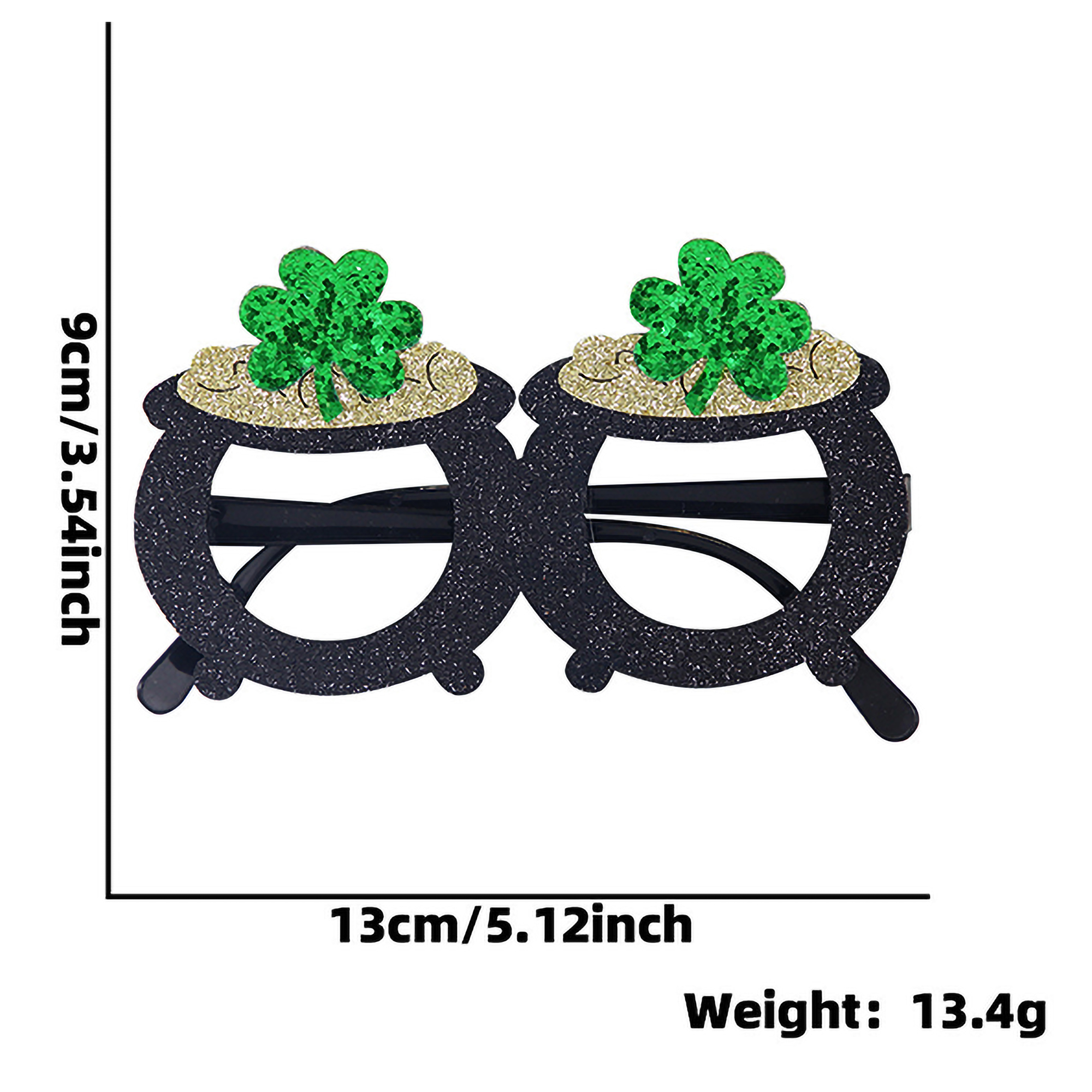 Irish-Themed Sparkling Glasses Construction St.Patrick's Day 7