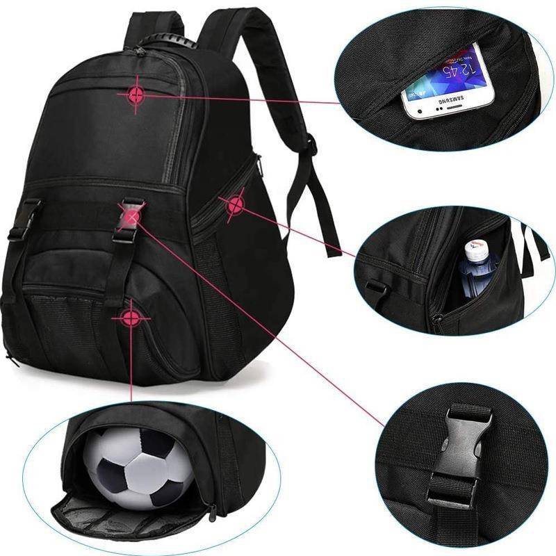 Large Soccer Backpack Lightweight Basketball Bag 4