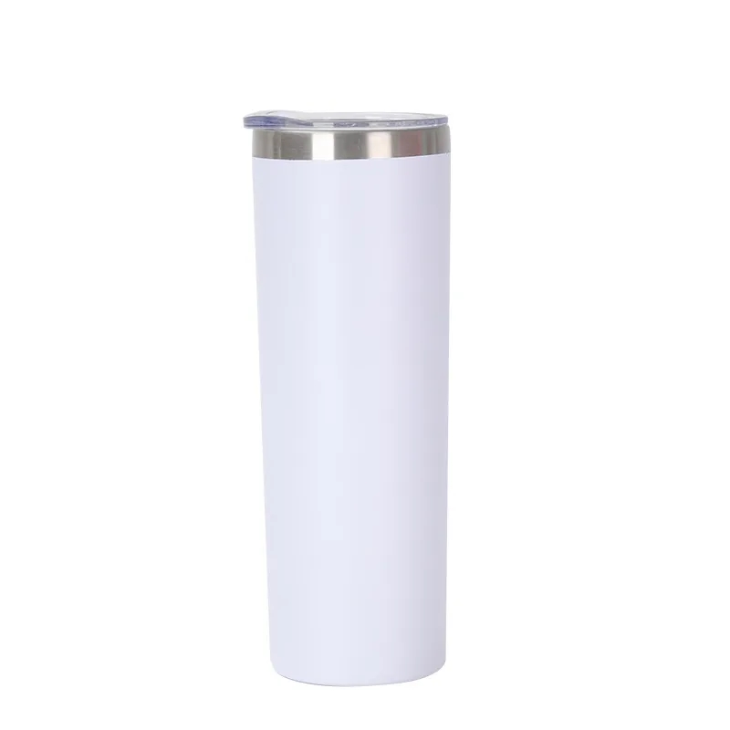 20oz Skiny Vacuum Insulated Tumbler with lid 3
