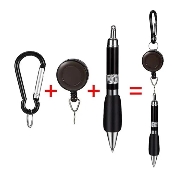 Retractable Carabiner Pen 3