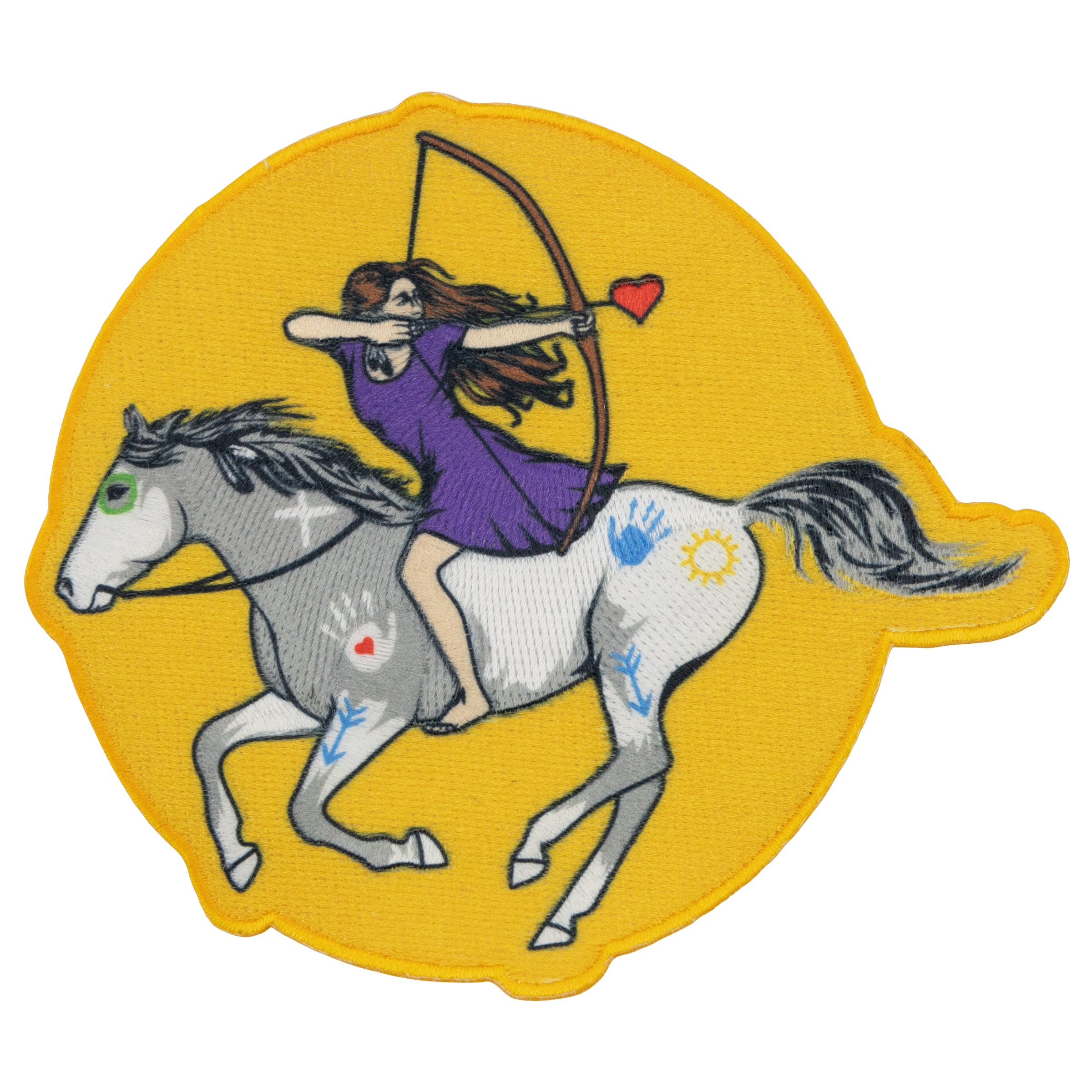 Custom Pin Pointe Embroidered Patch (4") 17