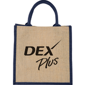 Medium Jute Gift Tote, custom tote bag with logo imprint 23