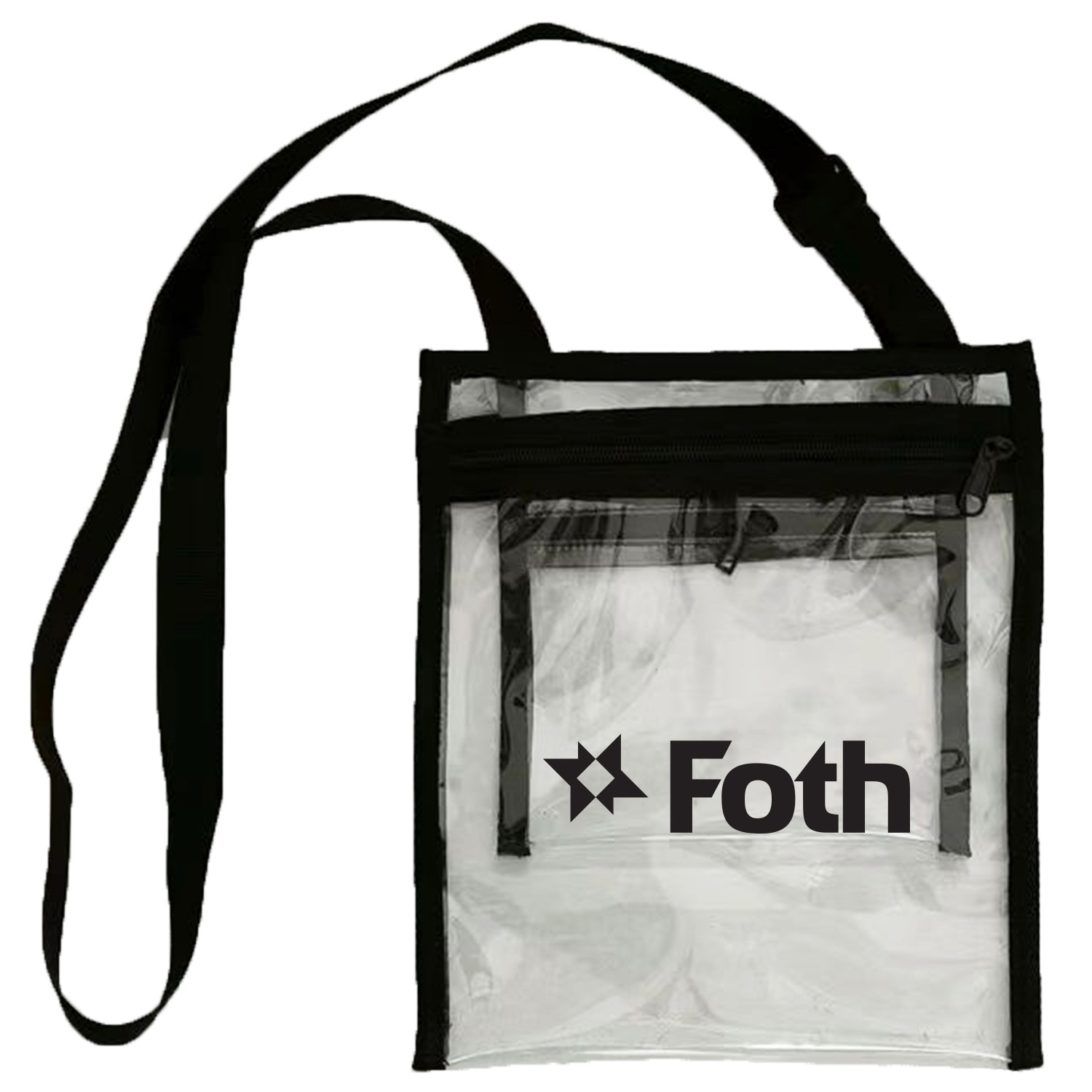 Clear PVC Stadium Shoulder Bag 2