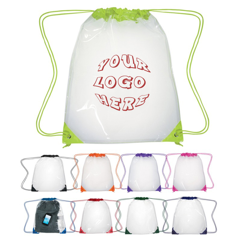 Clear Drawstring Backpack