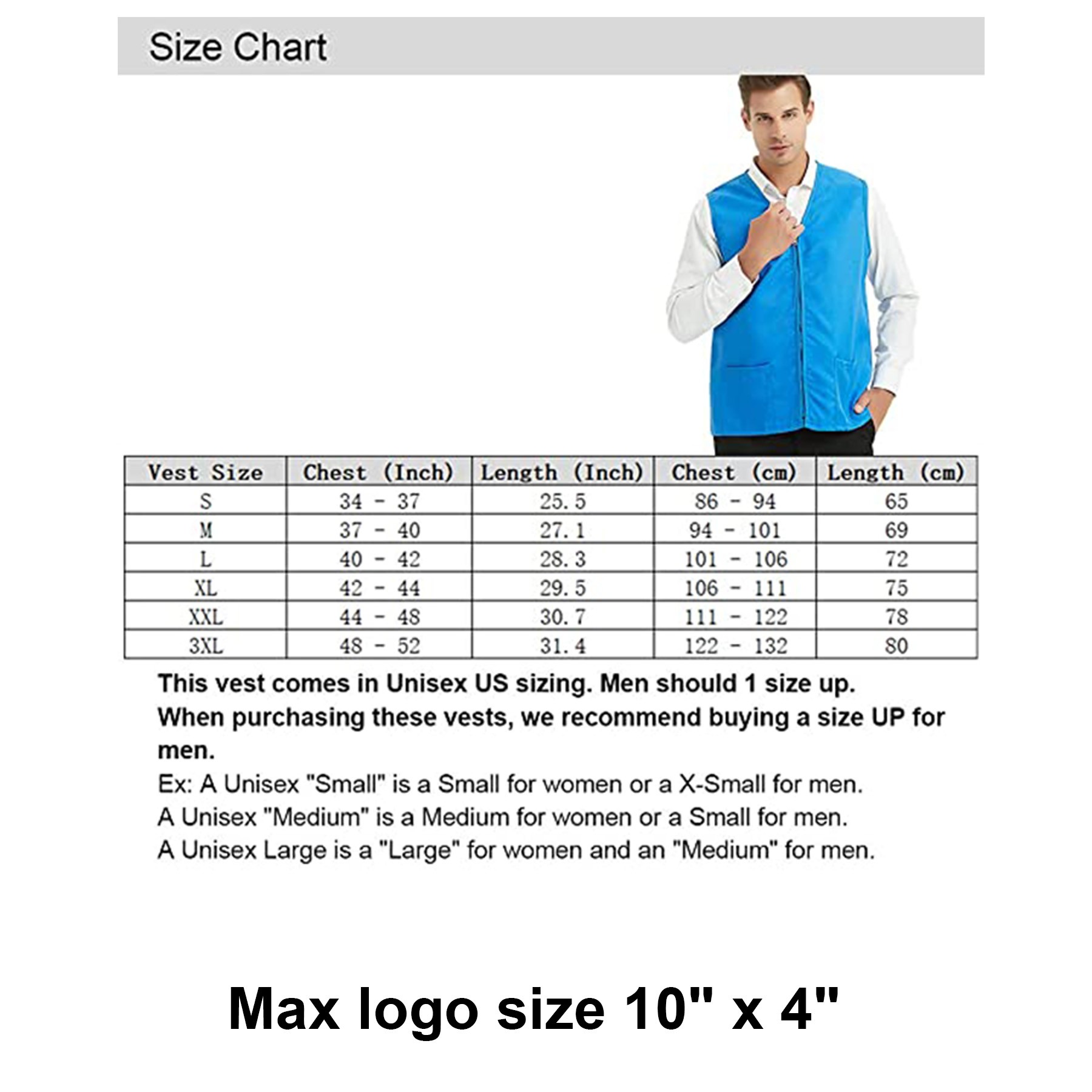 Custom Adult Volunteer Uniform Vest 2