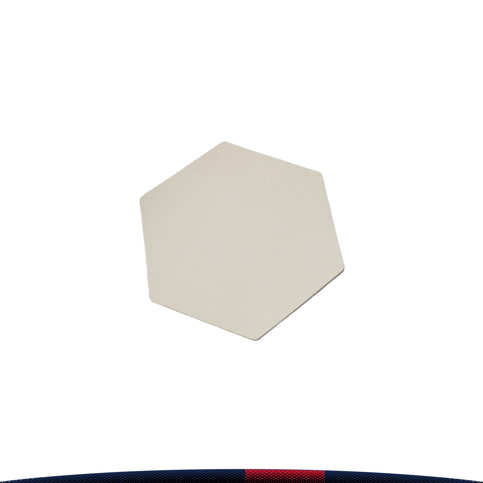 Hexagon PU Leather Coaster 4