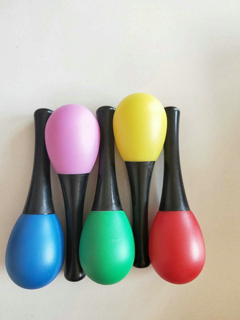 Plastic Mini Maracas Rattle Shaker Sand Hammers 7