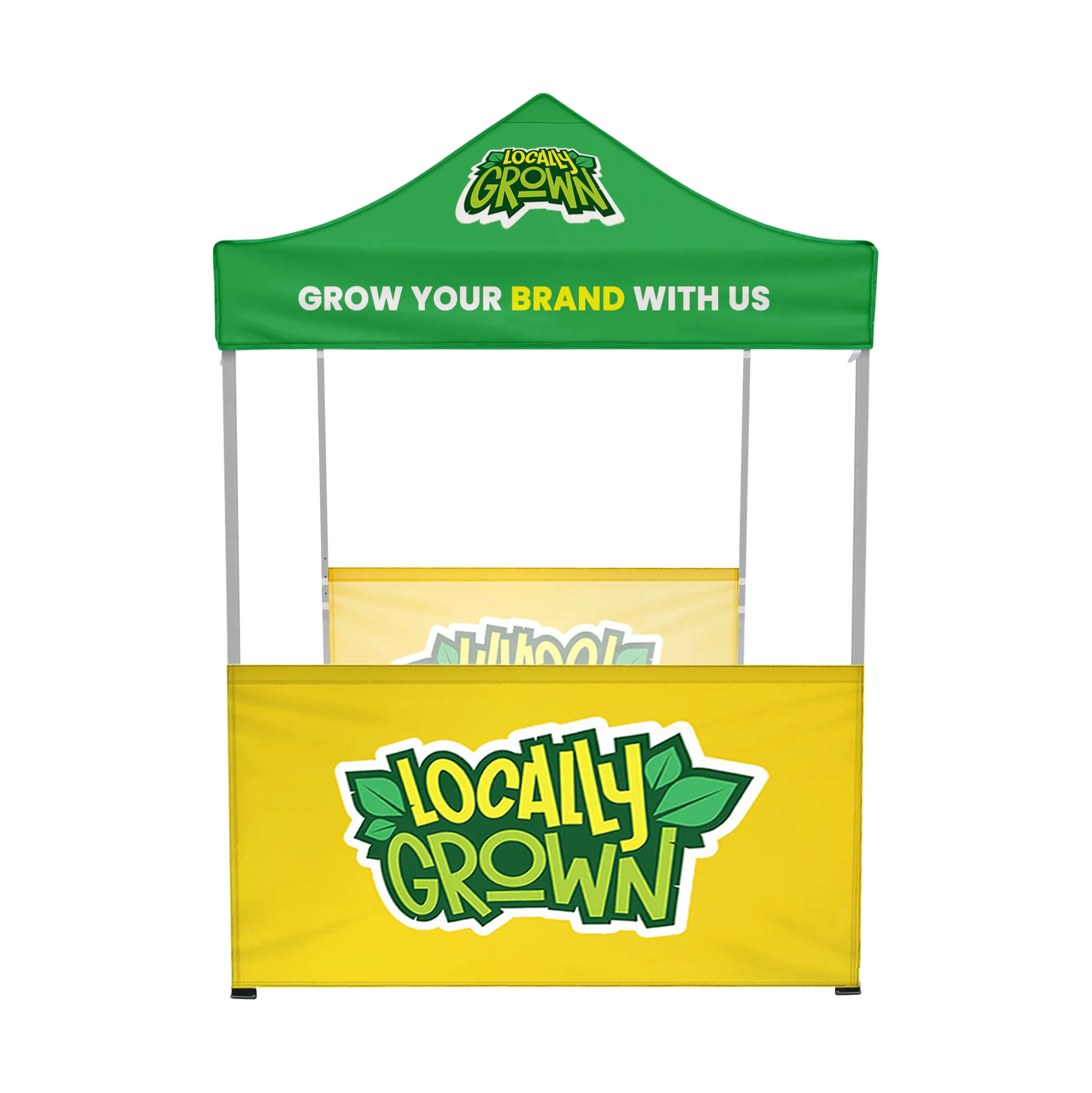 6'x6' Tent Canopy with frame and two half wall 8