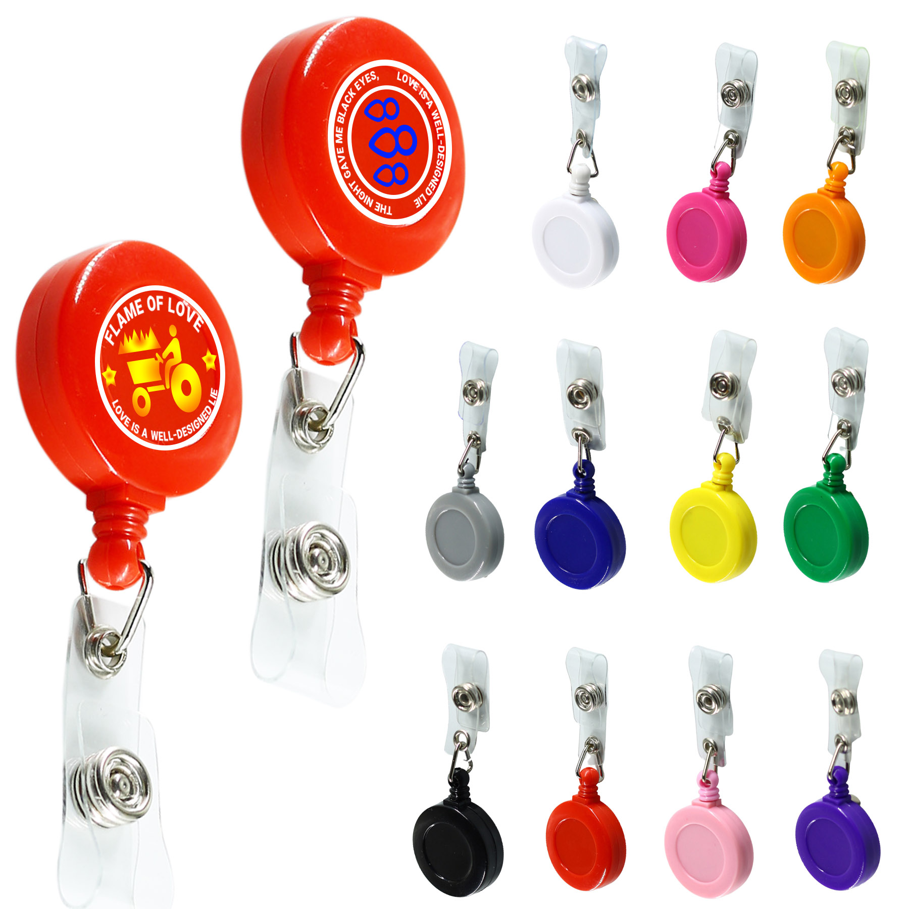 Retractable Badge Holder With Clip 1