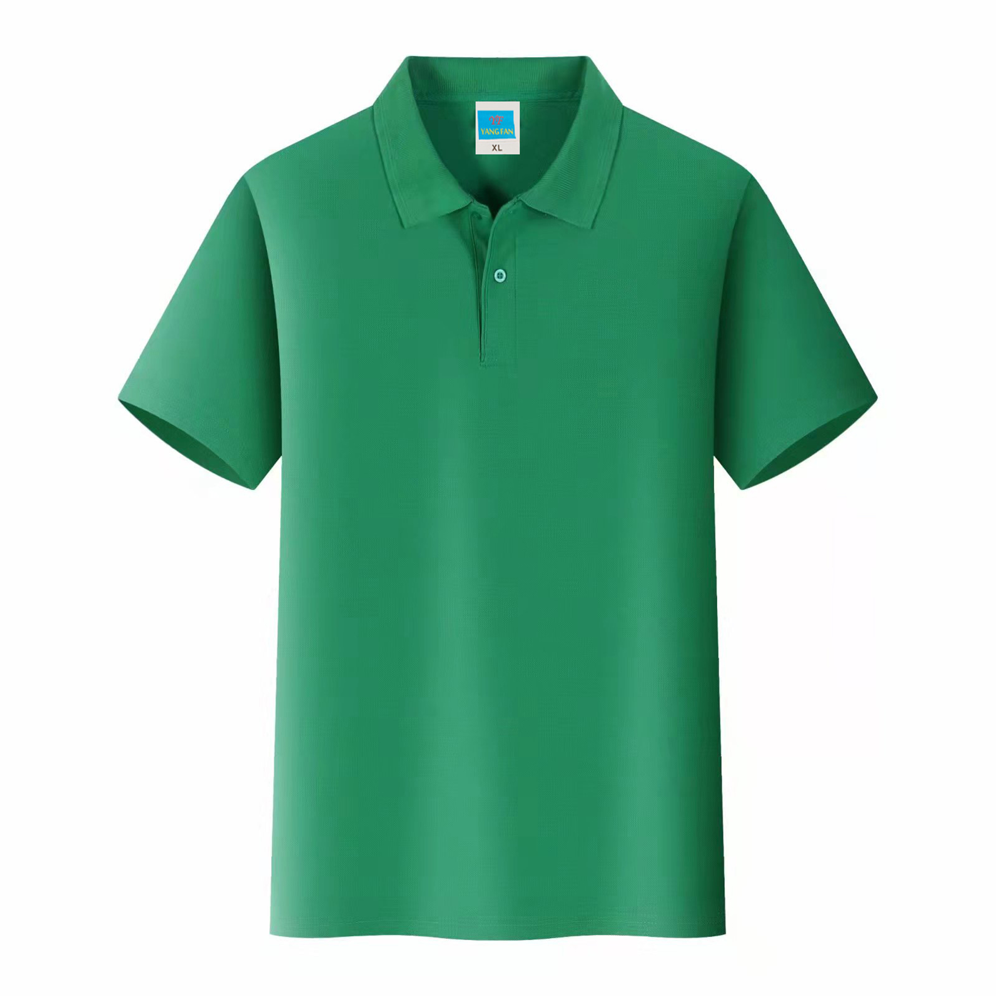 Cotton Printable Collar Short Sleeved Shirt 4