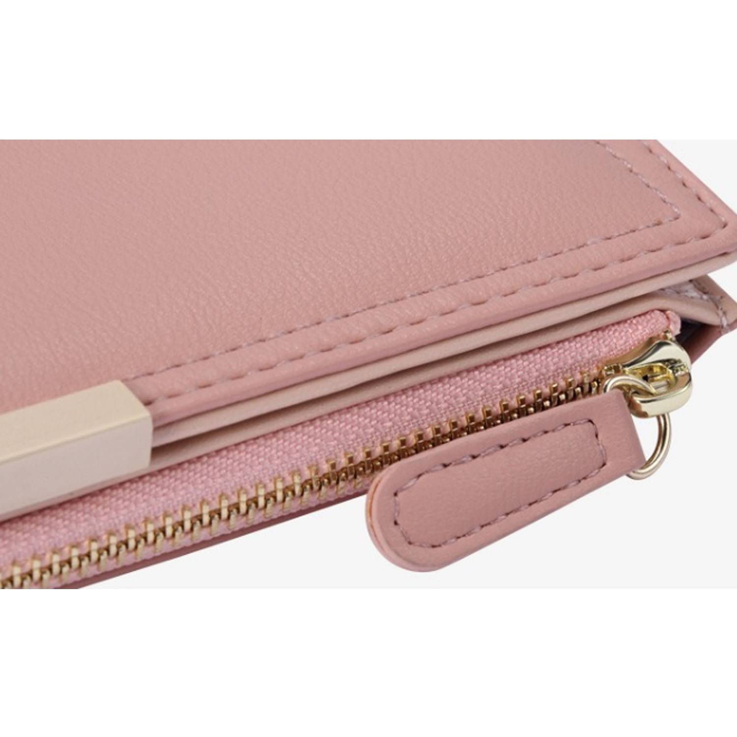 Women RFID Blocking PU Leather Wallet Multiple card slots 9