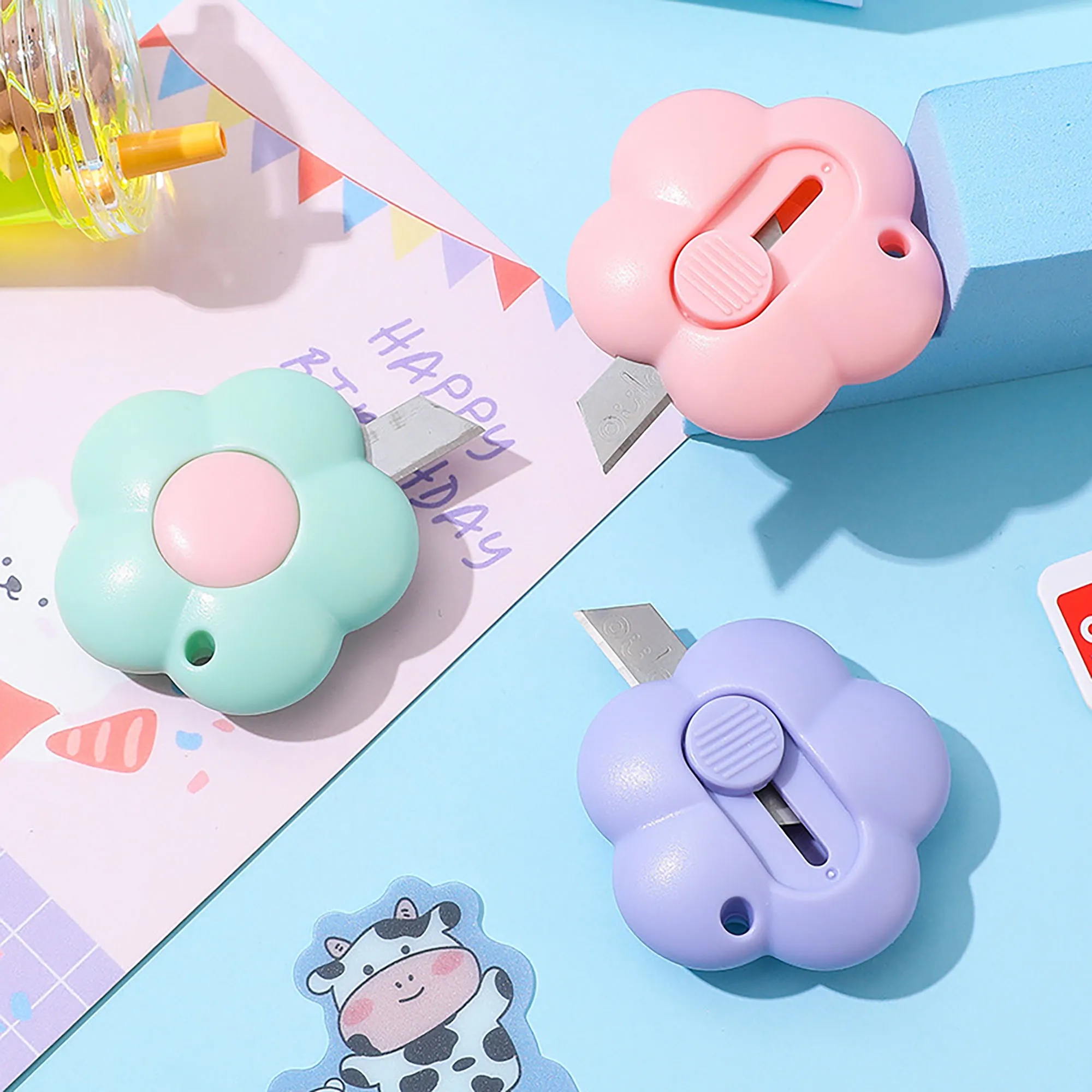 Portable Utility Knife With Logo For Safety, Express Deliver 3