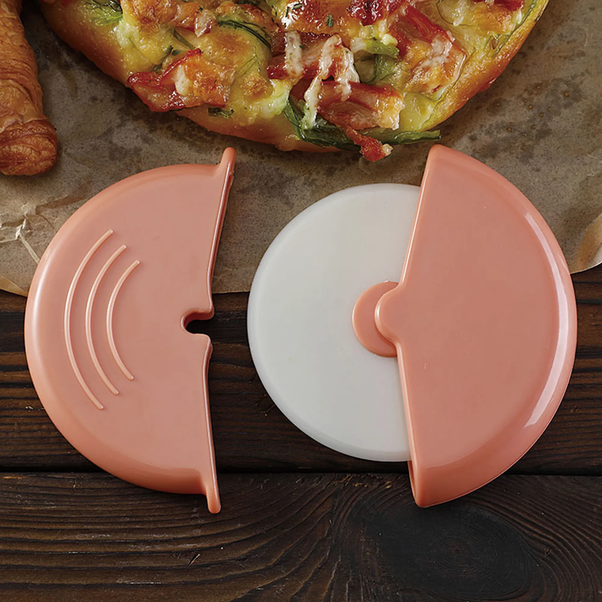 Stainless Steel Pizza Cutter Wheel 3