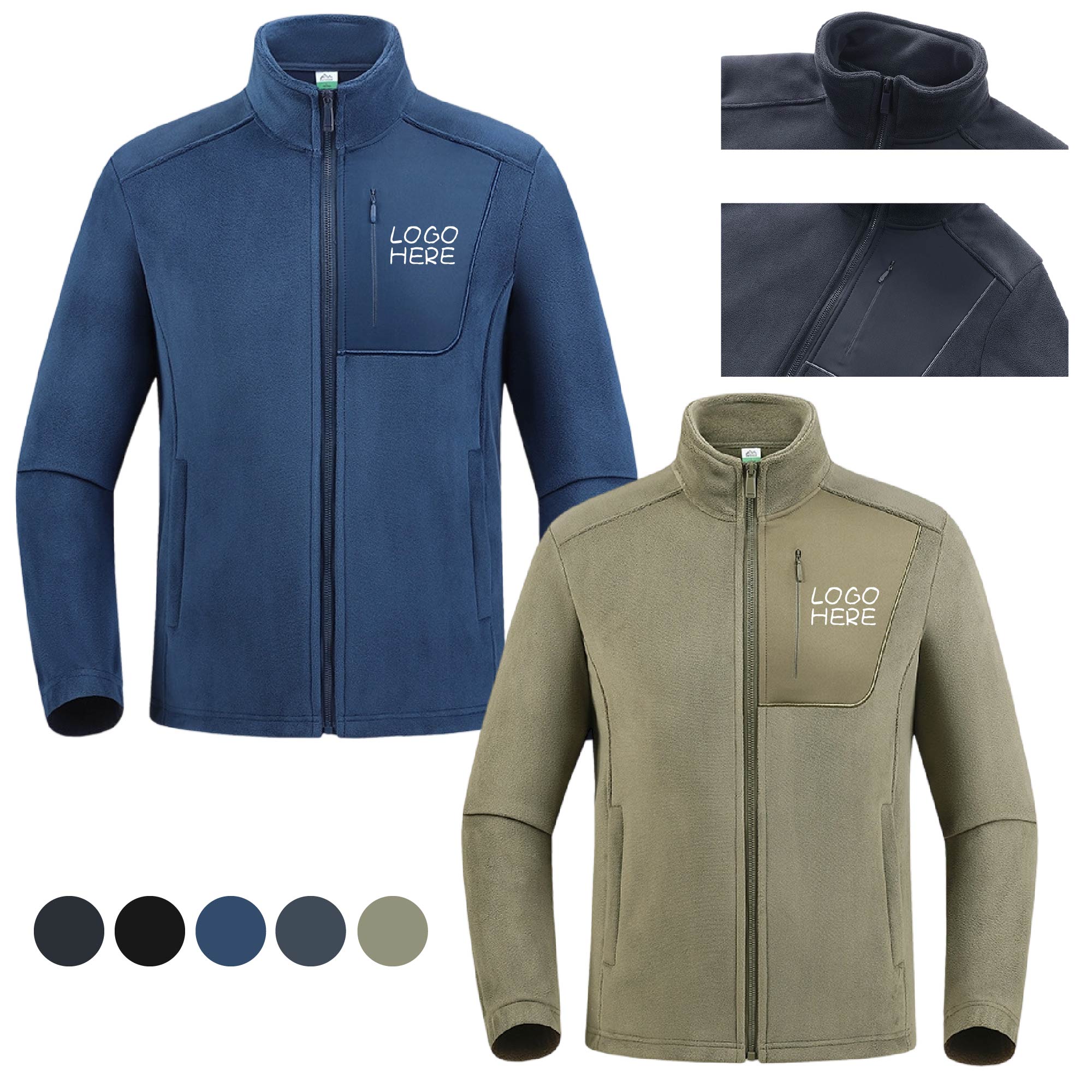 Sweater Knit Fleece Jacket 2