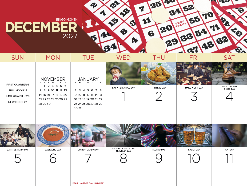 Good Value™ National Day - Stapled Calendar 44