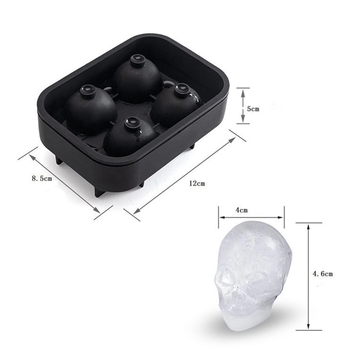 Skull Ice Mold 4