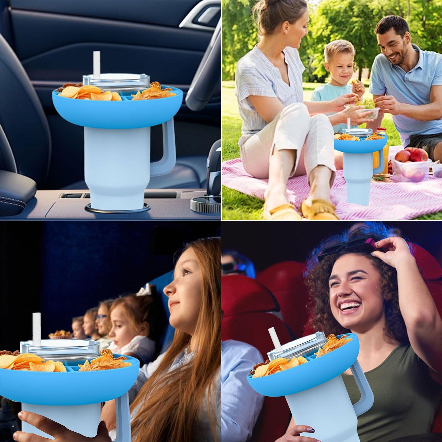 Silicone Snack Tray for 40 oz Tumbler 7