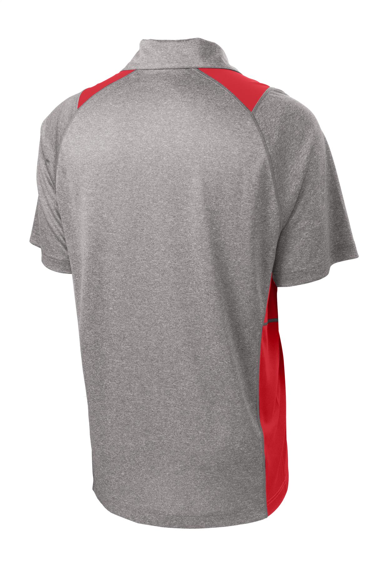 Sport-Tek® Heather Colorblock Contender Polo 19