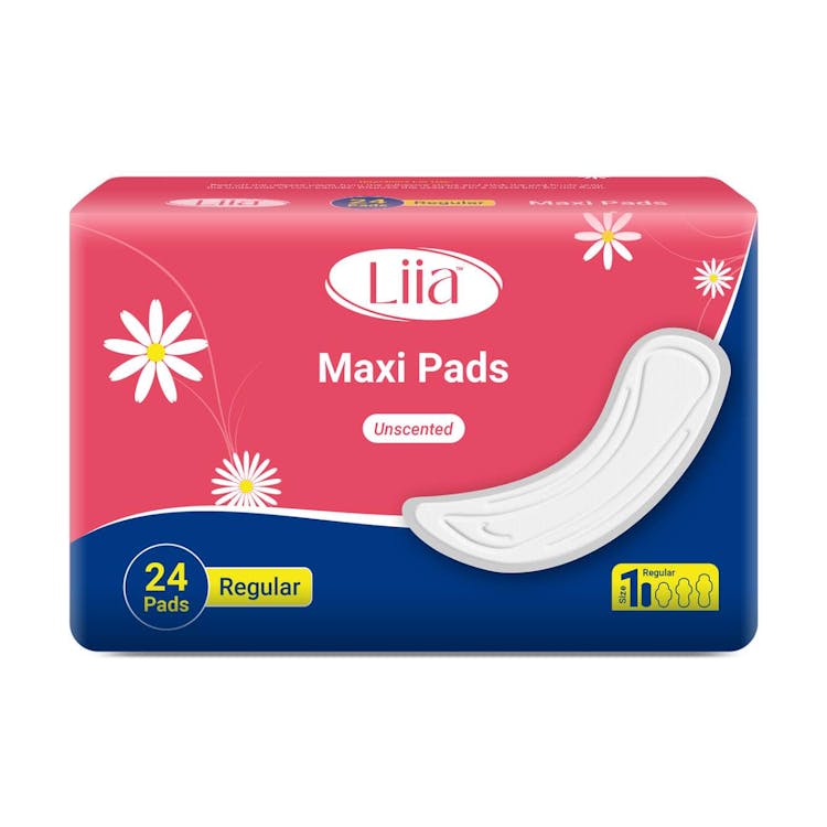 Liia Maxi Pads - 24 Count 1