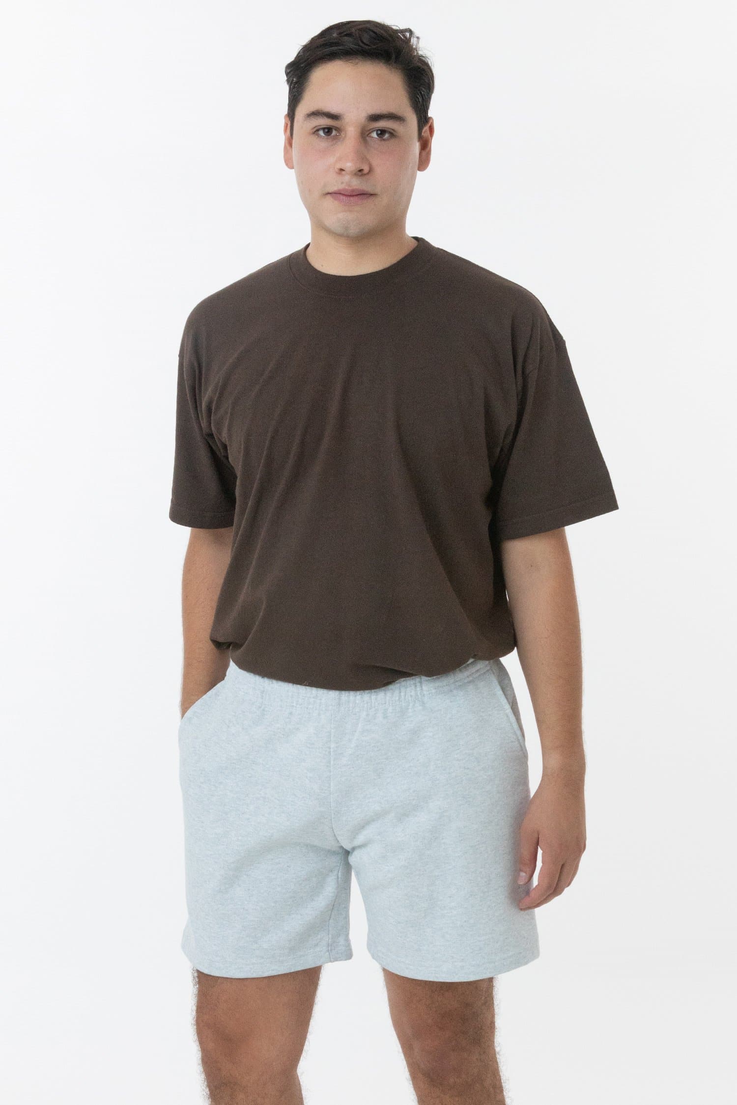 14 OZ HEAVY FLEECE MID SHORT 6