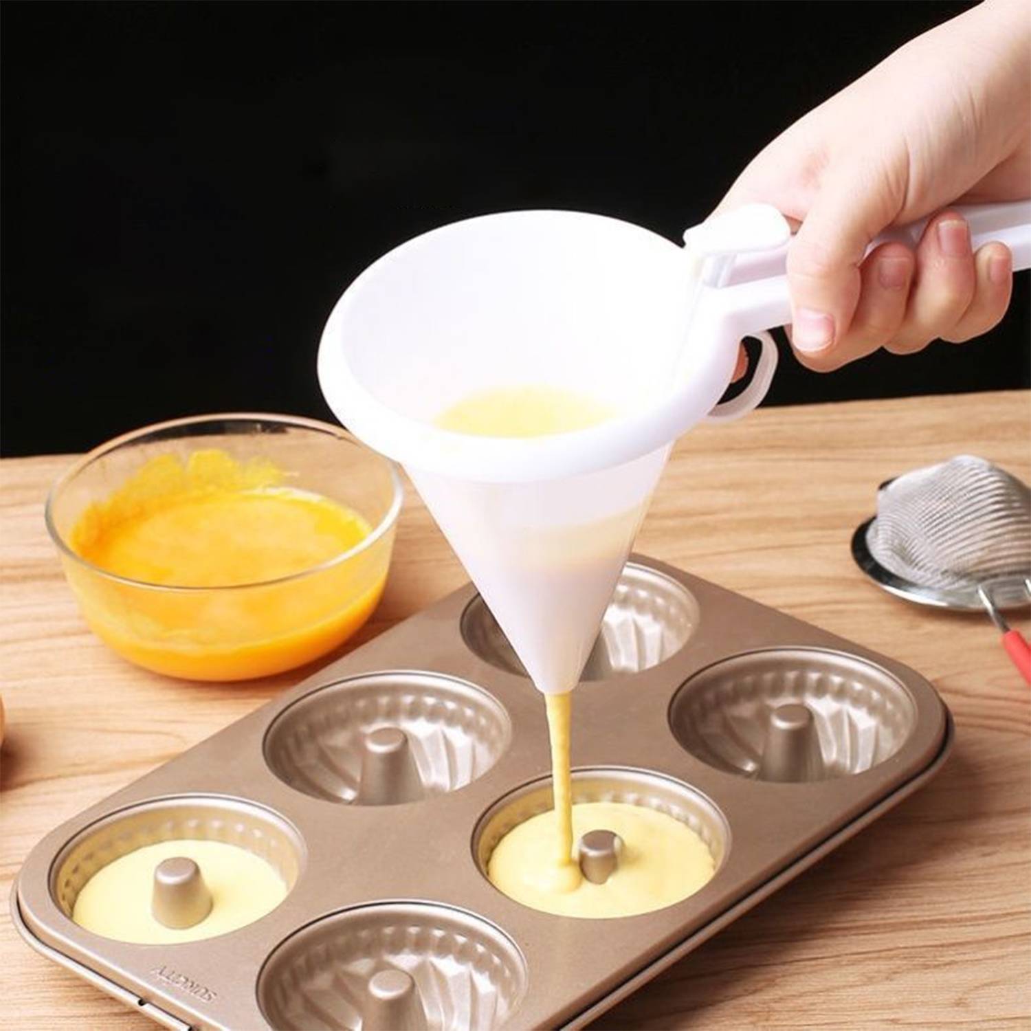 Baking Tools Adjustable Icing Candy Funnel 6