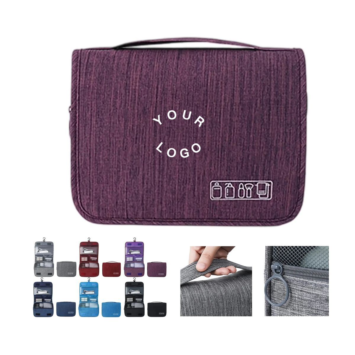 Water Resistant Polyester Toiletry Bag 2