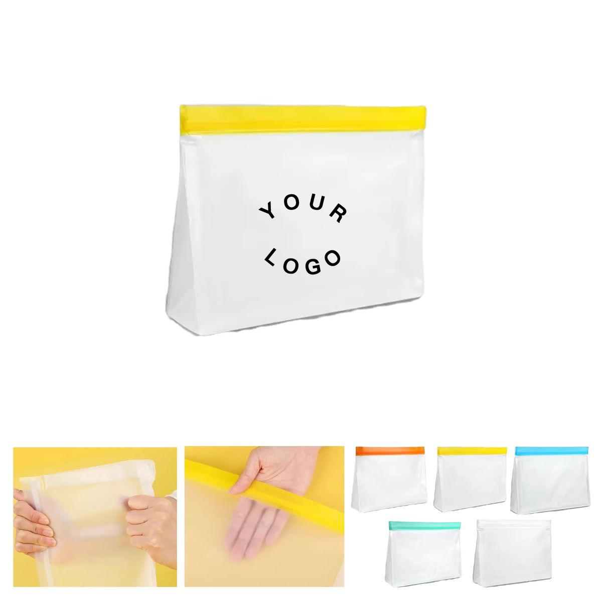 Colorful Ziplock PEVA Food Saver Bags 6