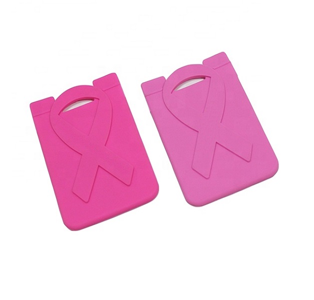 Breast Cancer Awareness Silicone Card Holder 6
