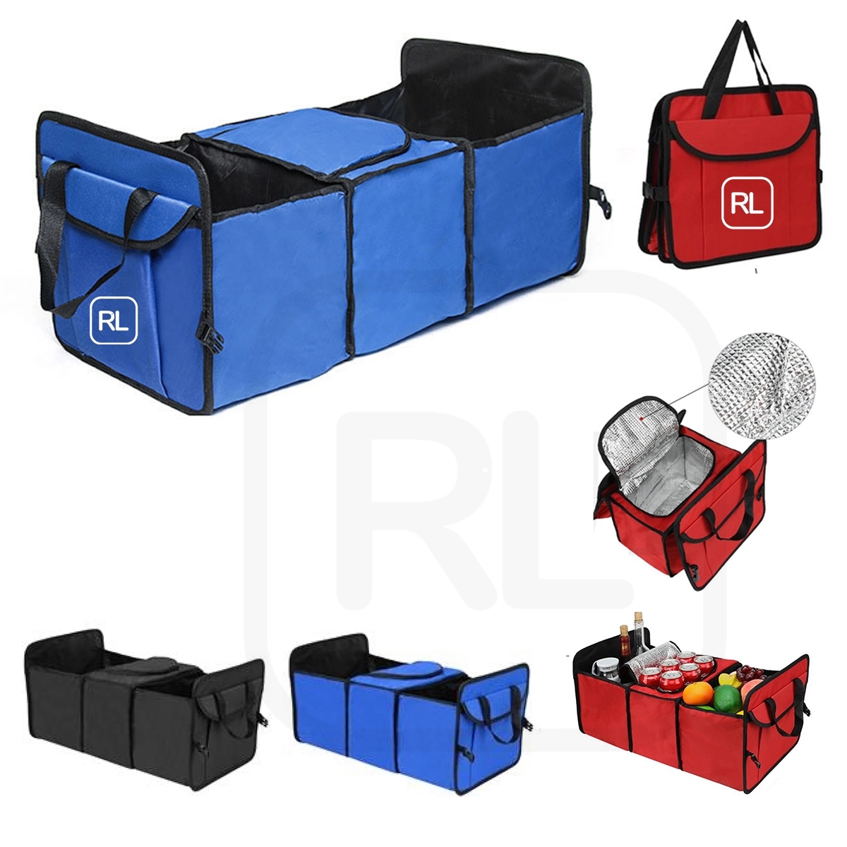Foldable Car Trunk Insulation Tote Bags 1