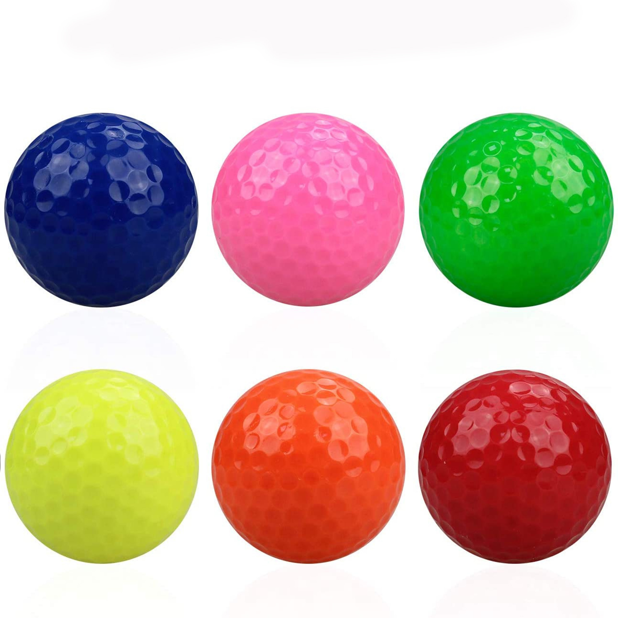 Double Layer Rubber Surlyn Training Golf Balls 1